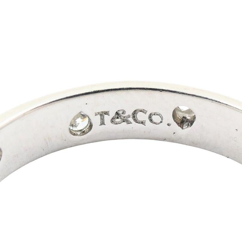 Tiffany & Co. Anillo de Platino con Diamantes en venta 1