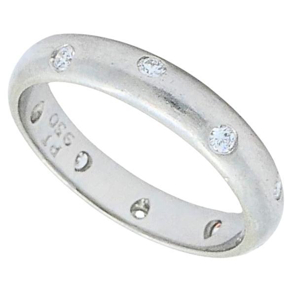 Tiffany & Co. Anillo de Platino con Diamantes en venta