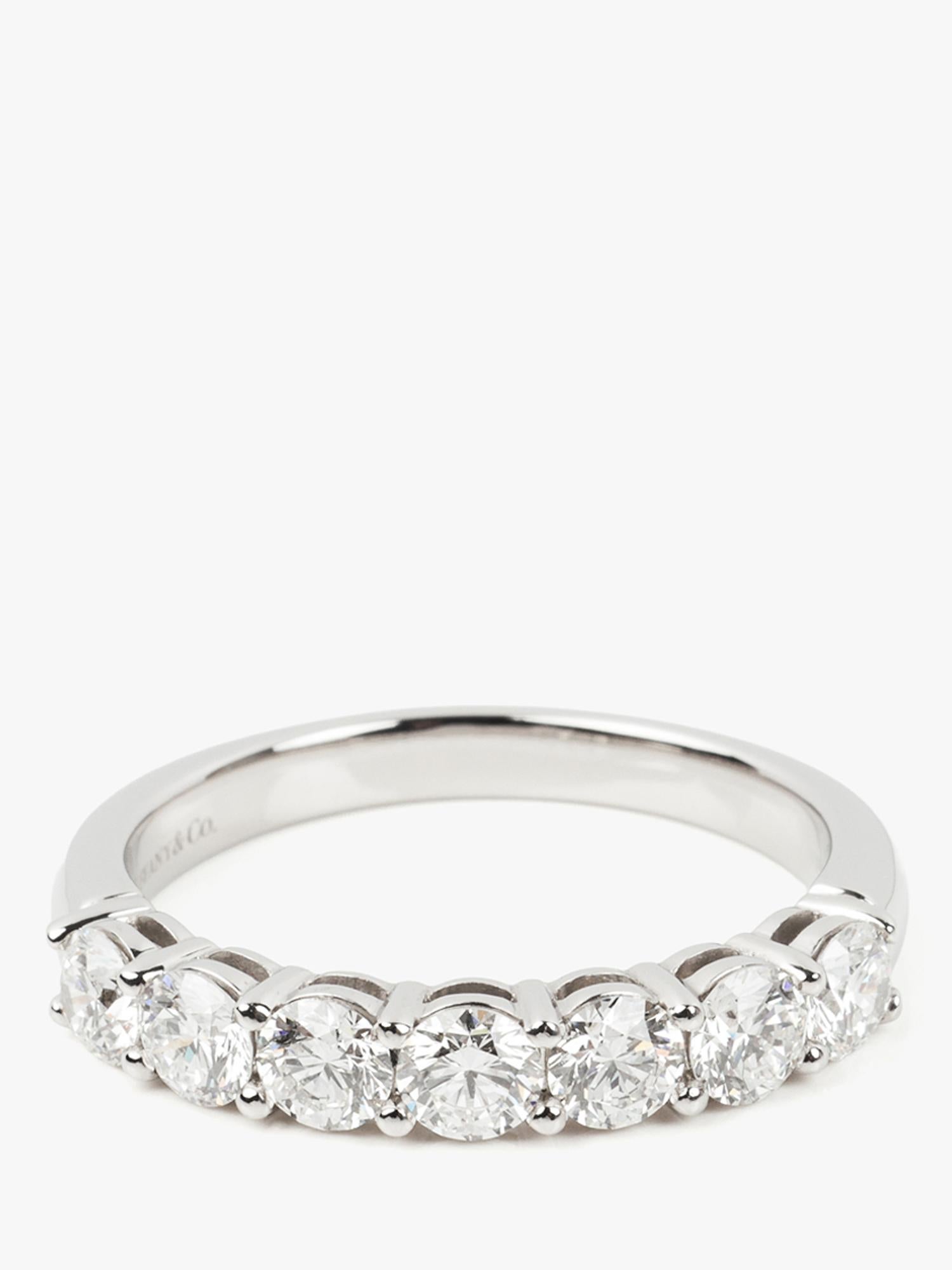 Tiffany & Co. Diamant Platin Forever Halbdiamantring (Brillantschliff) im Angebot