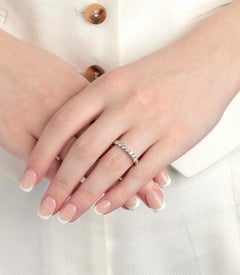 Tiffany & Co. Diamond Platinum Forever Half Diamond Ring