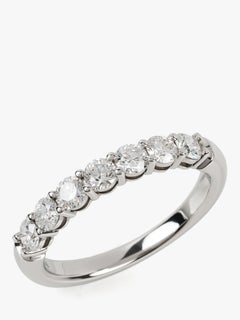 Tiffany 
Co. Diamond Platinum Forever Half Diamond Ring