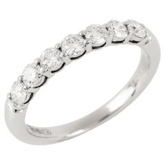 Tiffany & Co. Diamond Platinum Forever Half Diamond Ring