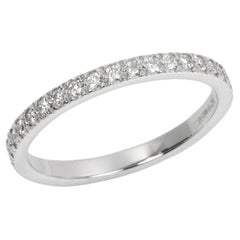 Tiffany & Co. Bague d'éternité complète en platine et diamants