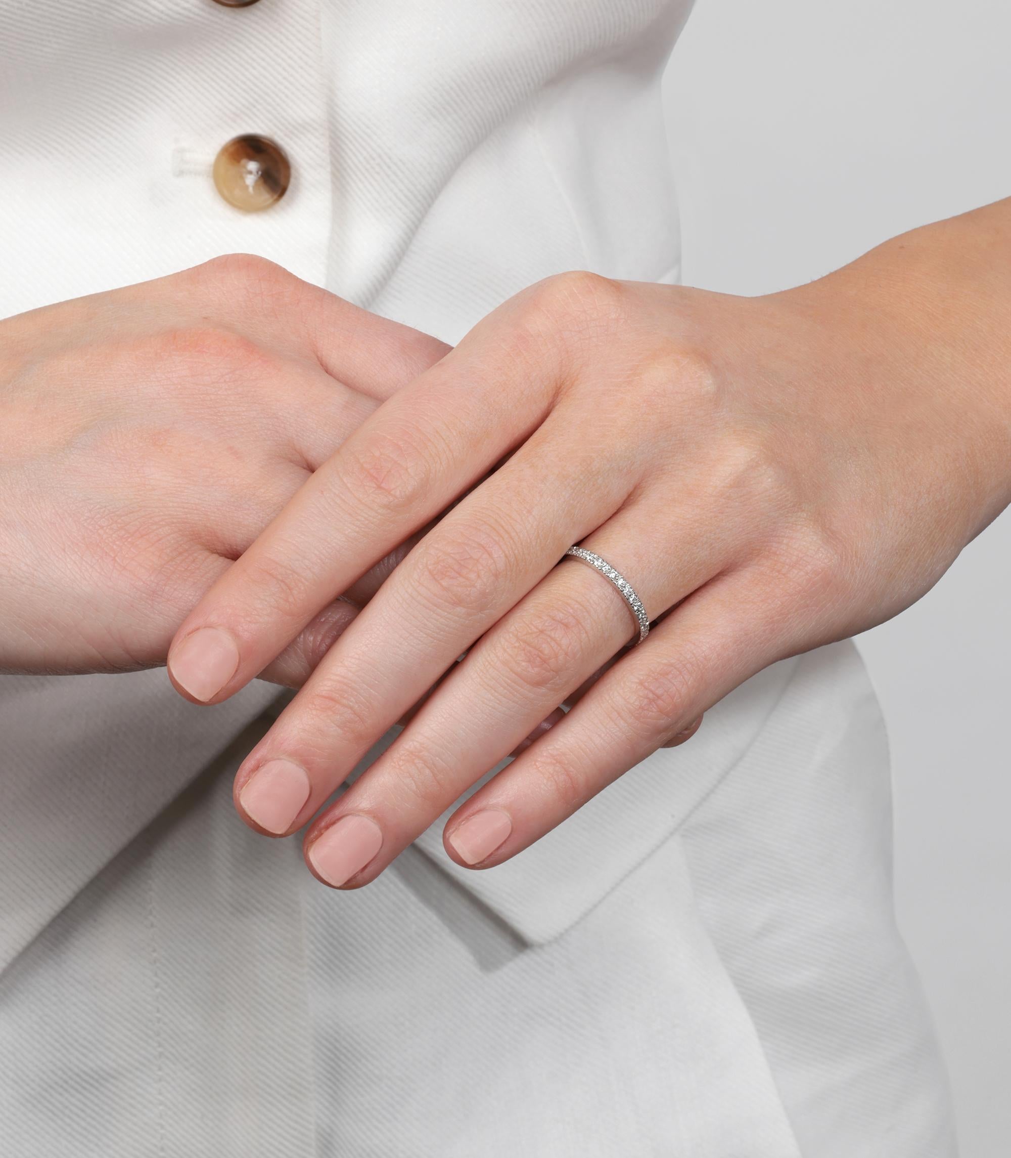 Tiffany & Co. Diamond Platinum Half Eternity Ring

Brand- Tiffany & Co.
Model- Half Eternity Ring
Product Type- Ring
Material(s)- Platinum
Gemstone- Diamond
UK Ring Size- K 1/2
EU Ring Size- 51
US Ring Size- 5 1/2
Resizing Possible- Yes

Gemstone