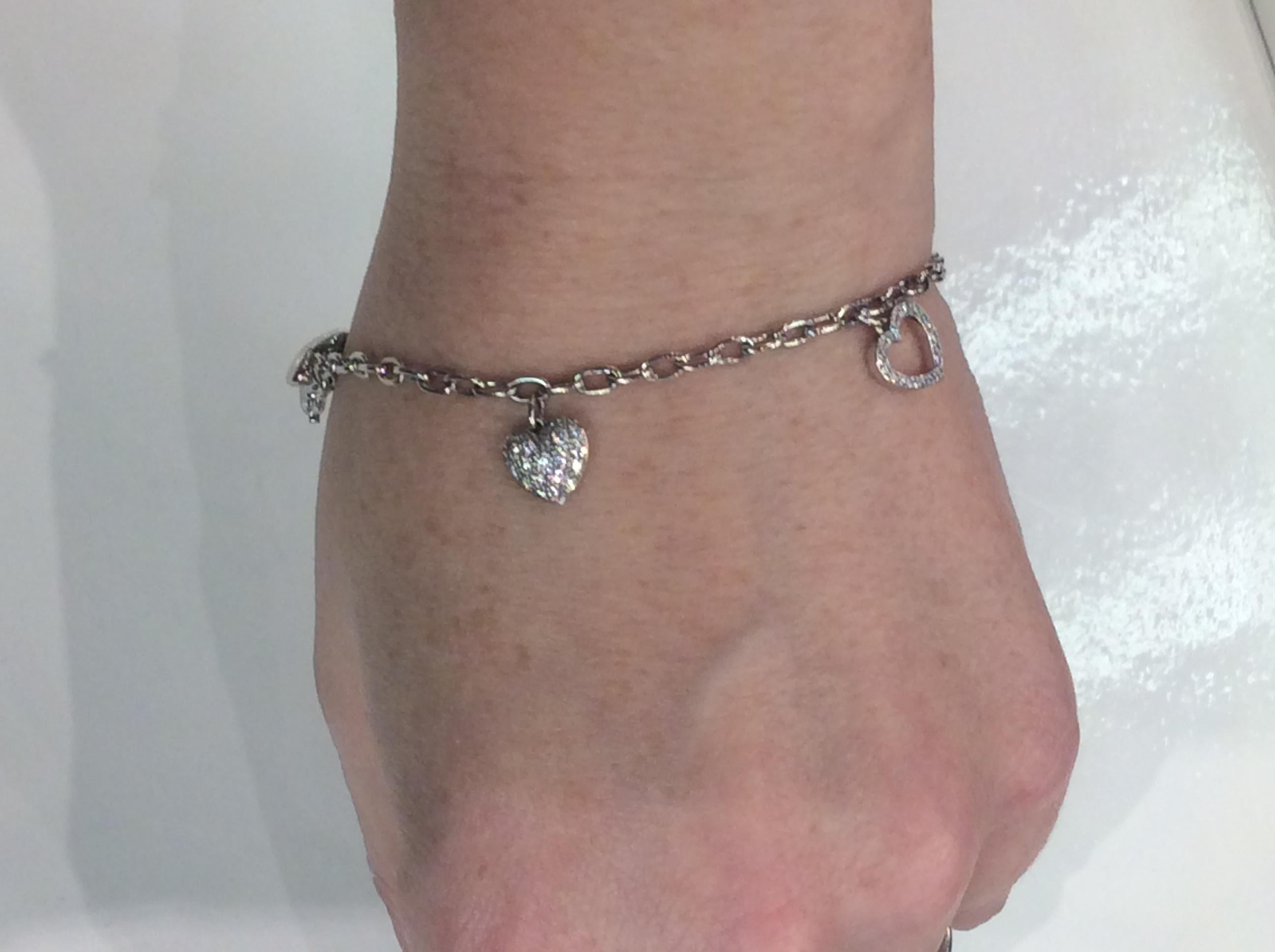 tiffany diamond heart bracelet