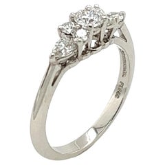 Tiffany & Co. Diamond Platinum Seven Stone Ring