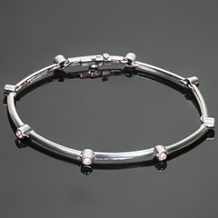 Tiffany & Co. Diamond Platinum Slender Bars Bracelet