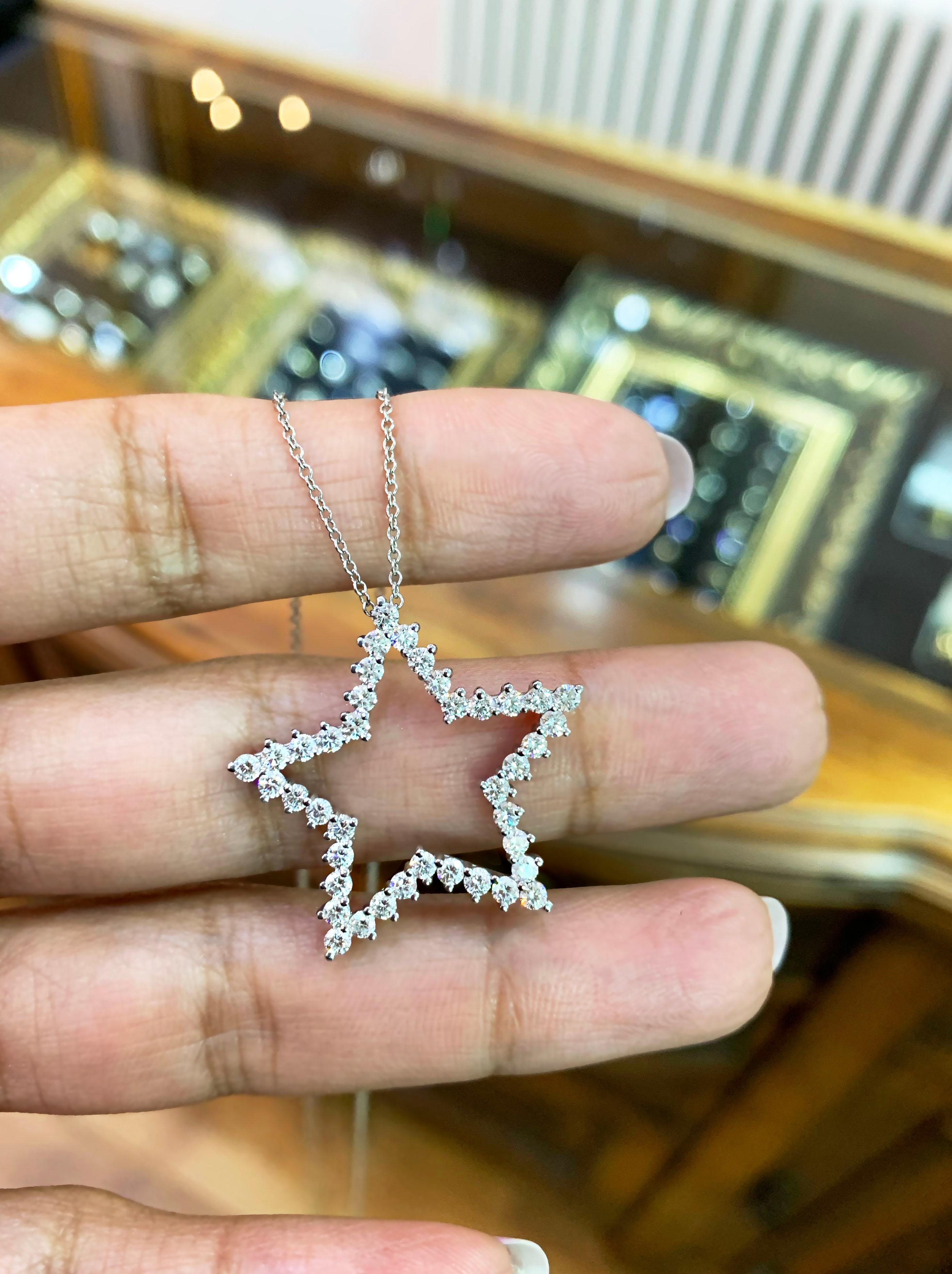 tiffany star necklace