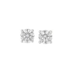 Tiffany & Co. Diamond Platinum Stud Earrings 2.02 Carat
