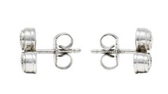 Tiffany & Co. Diamond Platinum Tiffany Bubble Stud Earrings