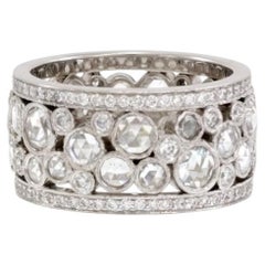 Tiffany & Co. Diamant Ring aus Platin mit breitem Band 2,10ct VS Diamanten