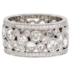 Tiffany & Co. Diamant Ring aus Platin mit breitem Band 2,10ct VS Diamanten
