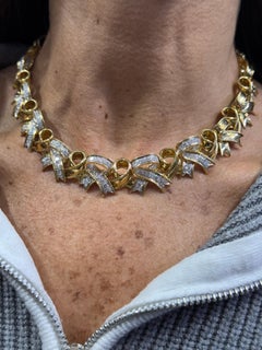 Tiffany & Co Diamond Ribbons Necklace