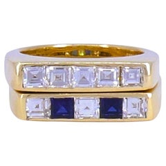 Tiffany & Co. Diamond Ring Set Vintage 18k Gold Estate Jewelry