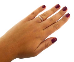 Tiffany & Co. Diamond Rose Gold Eternity Band Ring