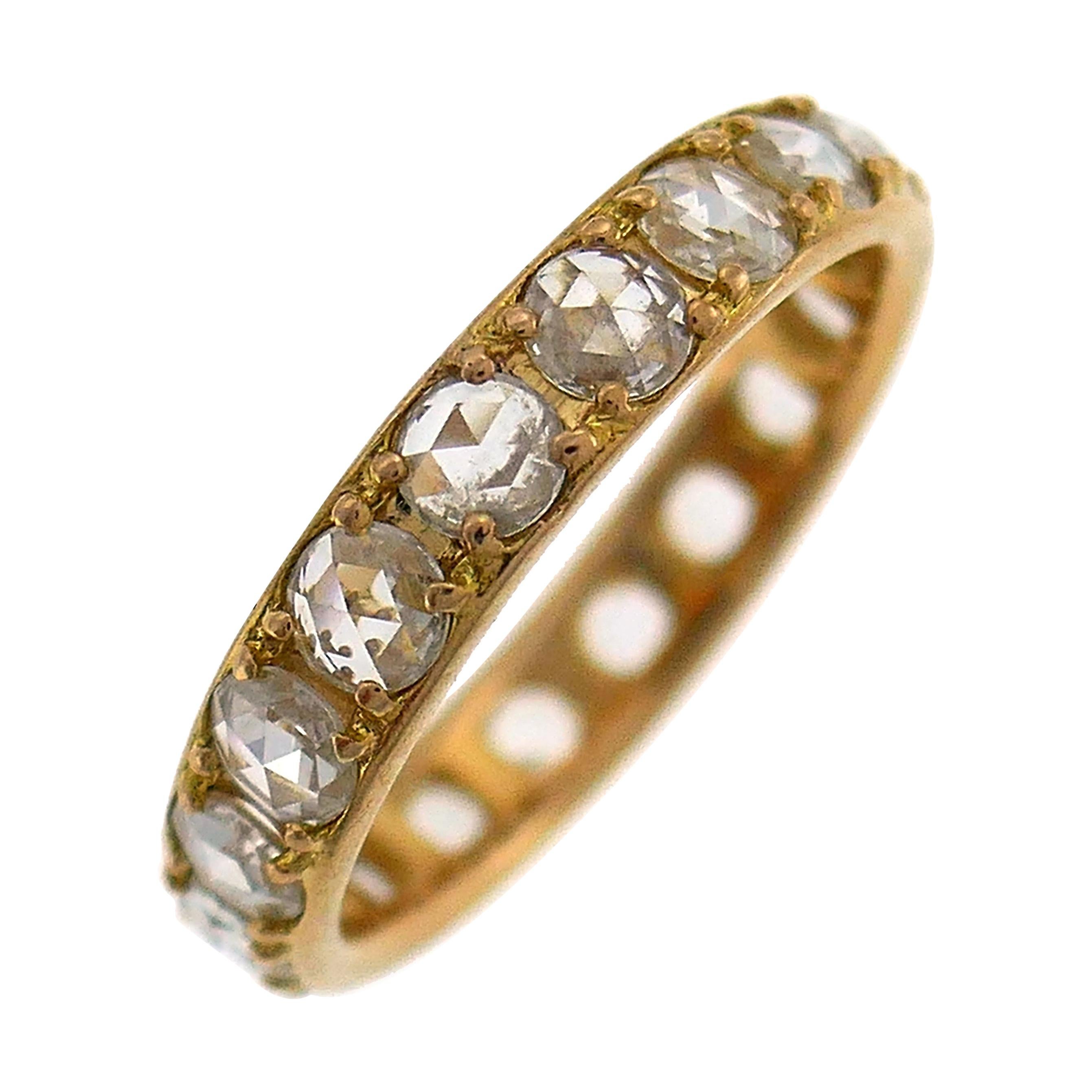 Tiffany & Co. Diamond Rose Gold Eternity Band Ring