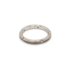 Tiffany & Co. Diamond Satin Band Gold Ring