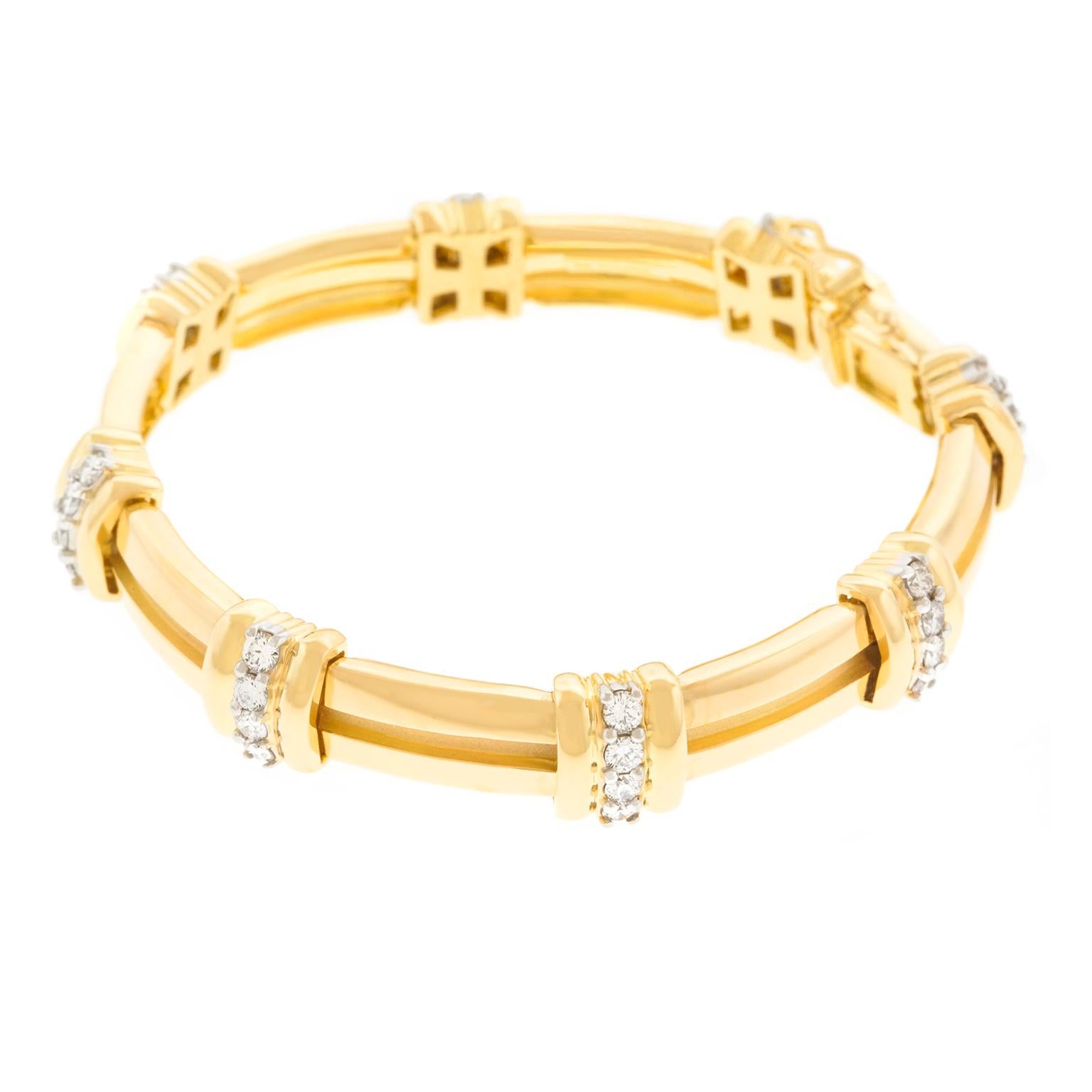 tiffany atlas bracelet with diamonds