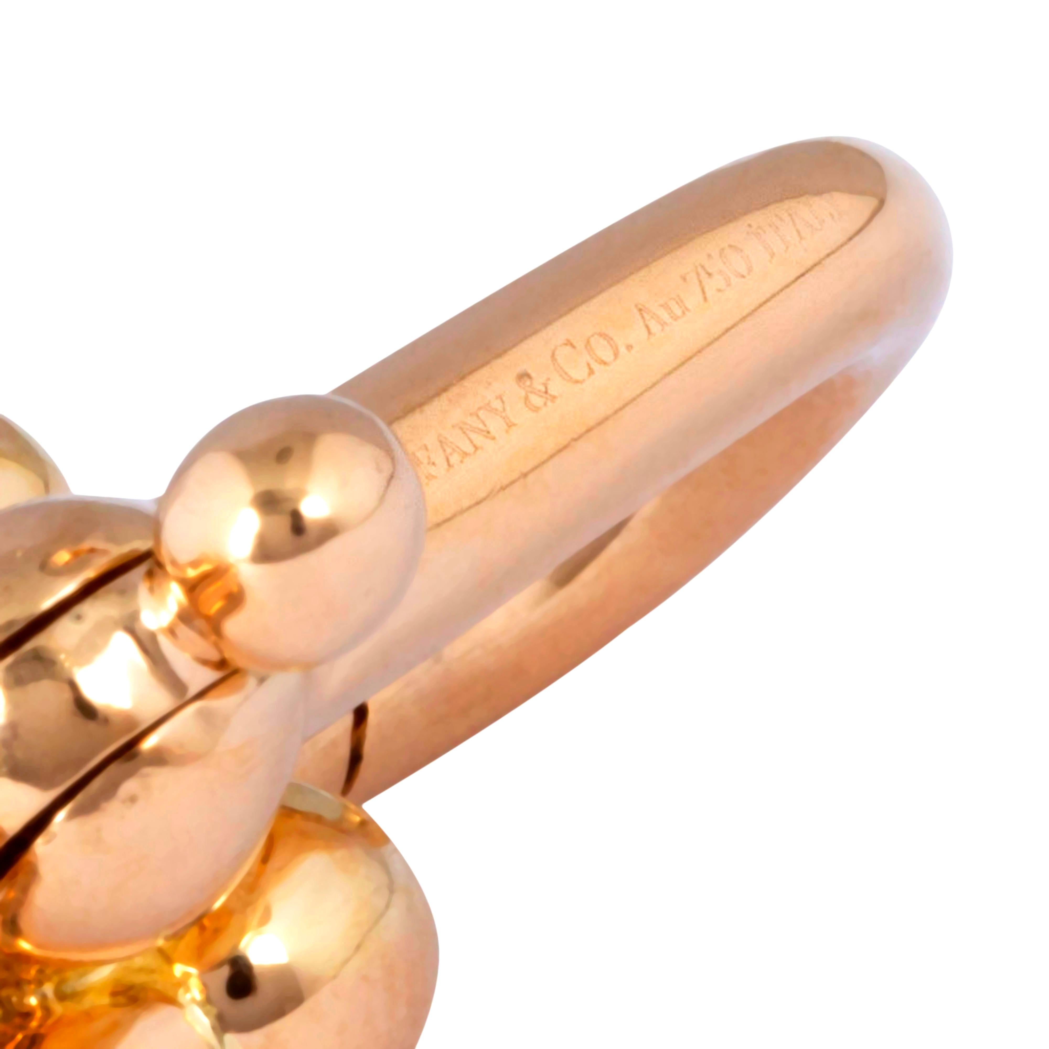Tiffany & Co. Großes Gliederarmband 'HardWear' aus 18 Karat Gelbgold mit Diamantenbesatz im Zustand „Hervorragend“ in London, GB