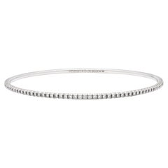 Tiffany & Co Bracelet fermé "Metro" serti de diamants