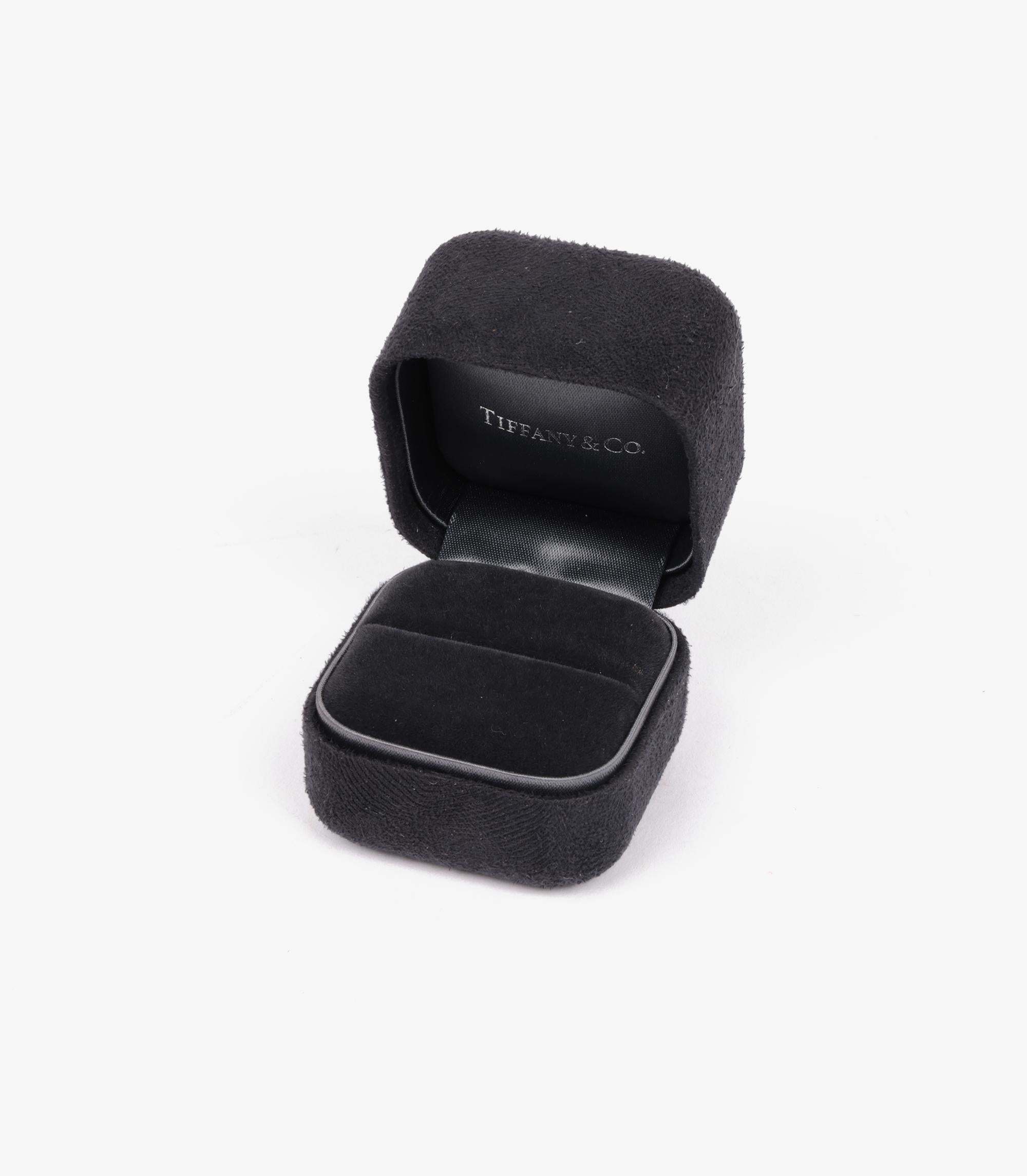Tiffany & Co. Diamond Set Platinum Bow Ring For Sale 1