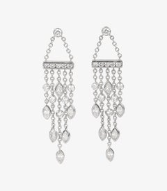 Tiffany & Co. Diamond Set Platinum Chandelier Swing Earrings