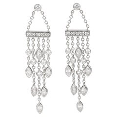 Tiffany & Co. Diamond Set Platinum Chandelier Swing Earrings