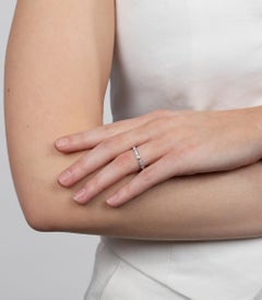 Tiffany & Co. Diamond Set Platinum Jazz Band Ring