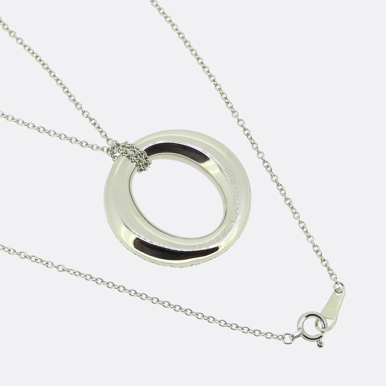 Brilliant Cut Tiffany & Co. Diamond Sevillana Necklace For Sale
