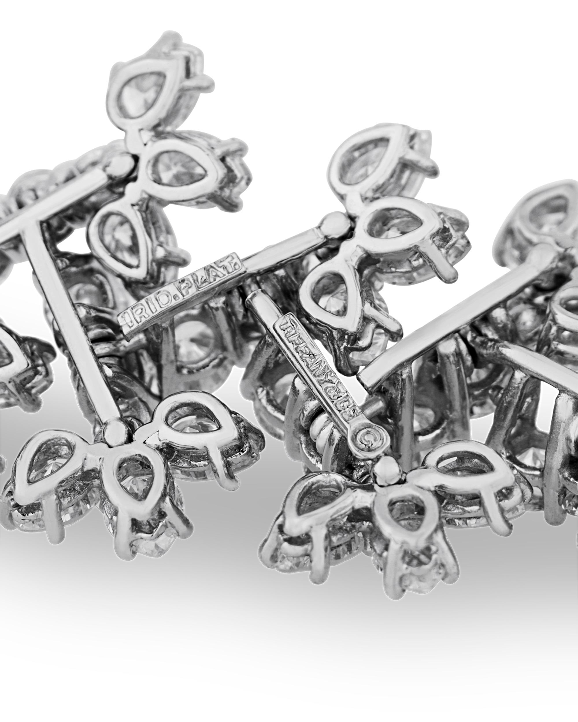 Modern Tiffany & Co. Diamond Snowflake Bracelet
