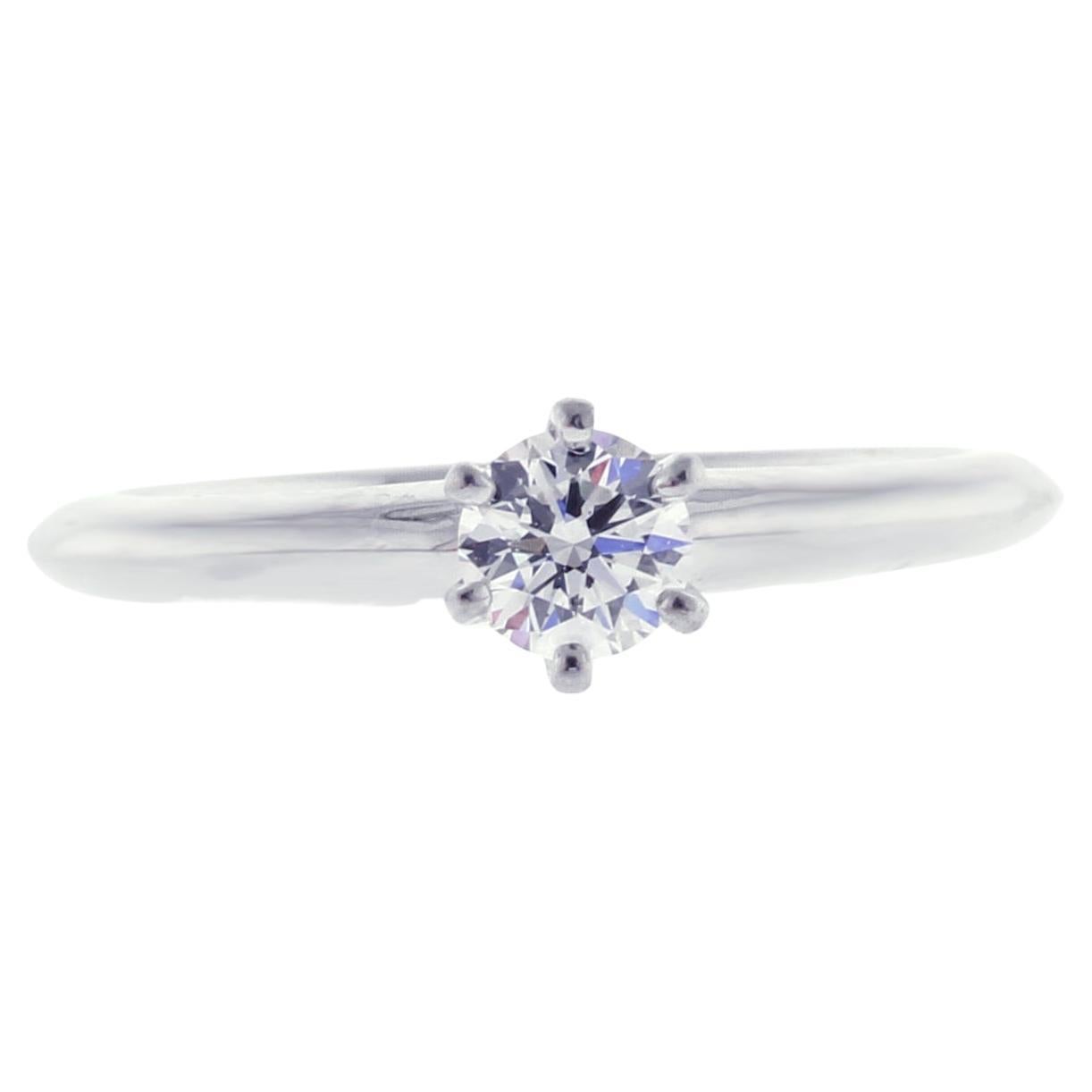 Tiffany & Co. Diamond Solitaire Engagement Ring