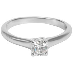 Tiffany 
Co. Diamond Solitaire Engagement Ring in Platinum (0.32 CTW)