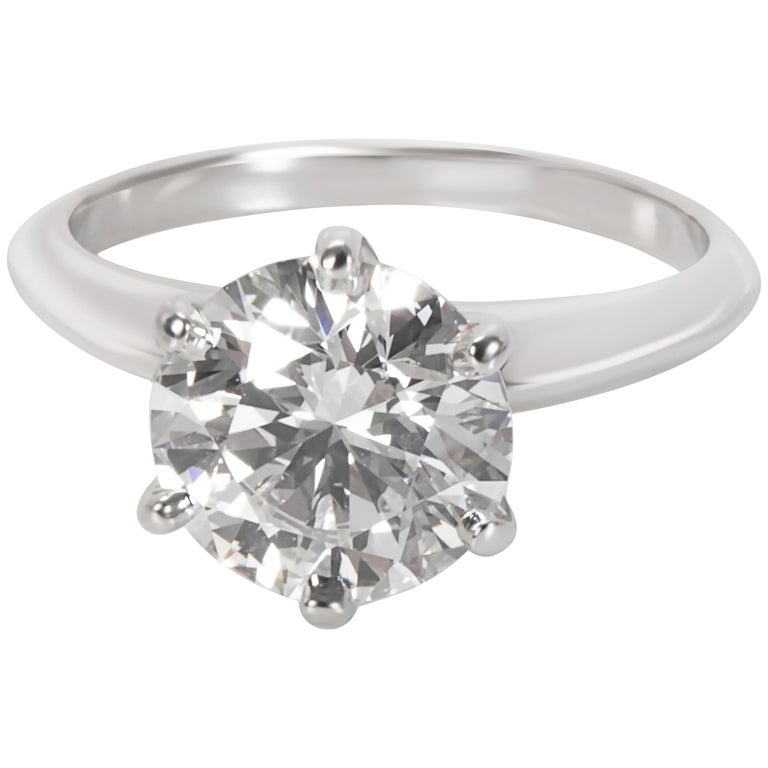 Tiffany and Co. Diamond Solitaire Engagement Ring in ...