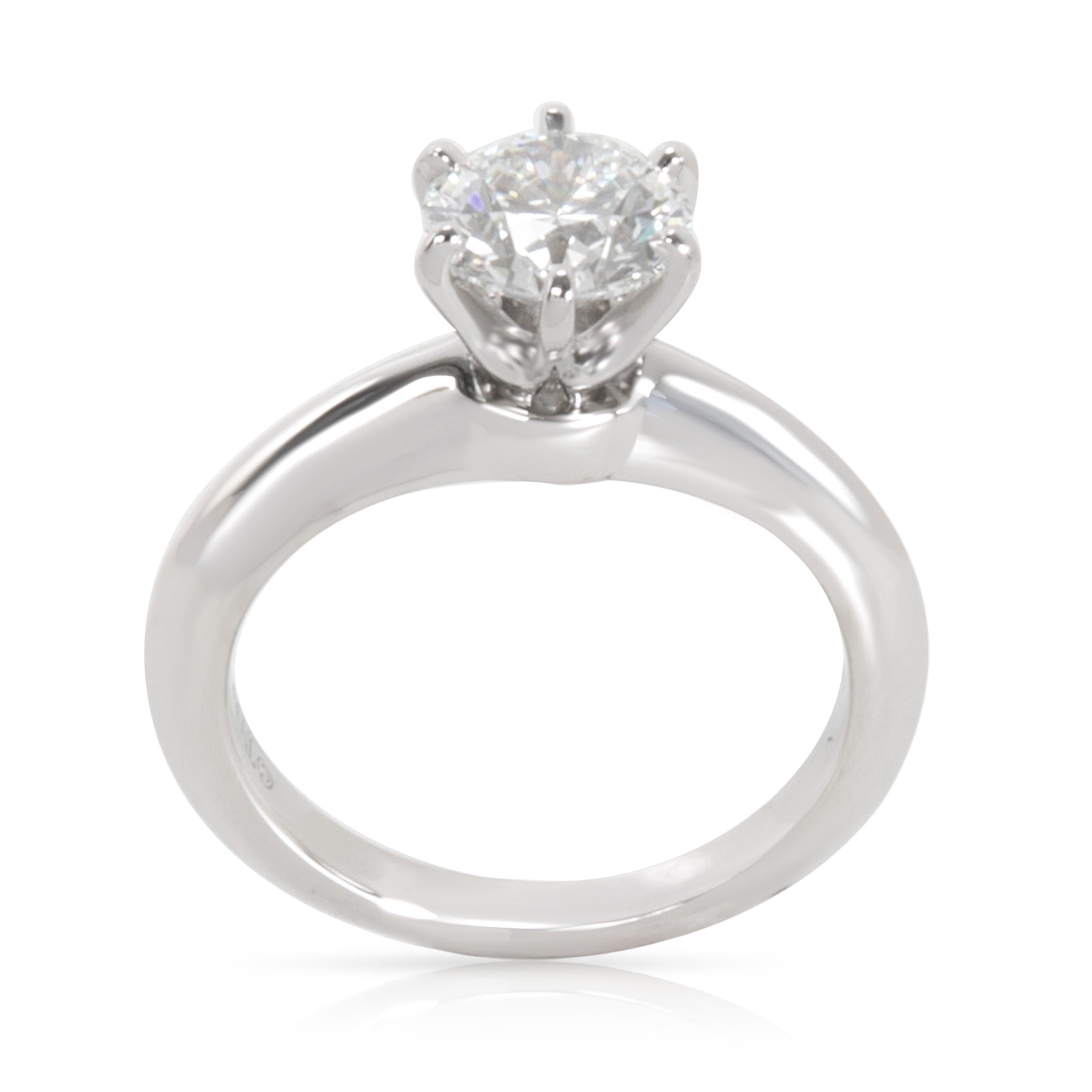 platinum diamond solitaire engagement ring