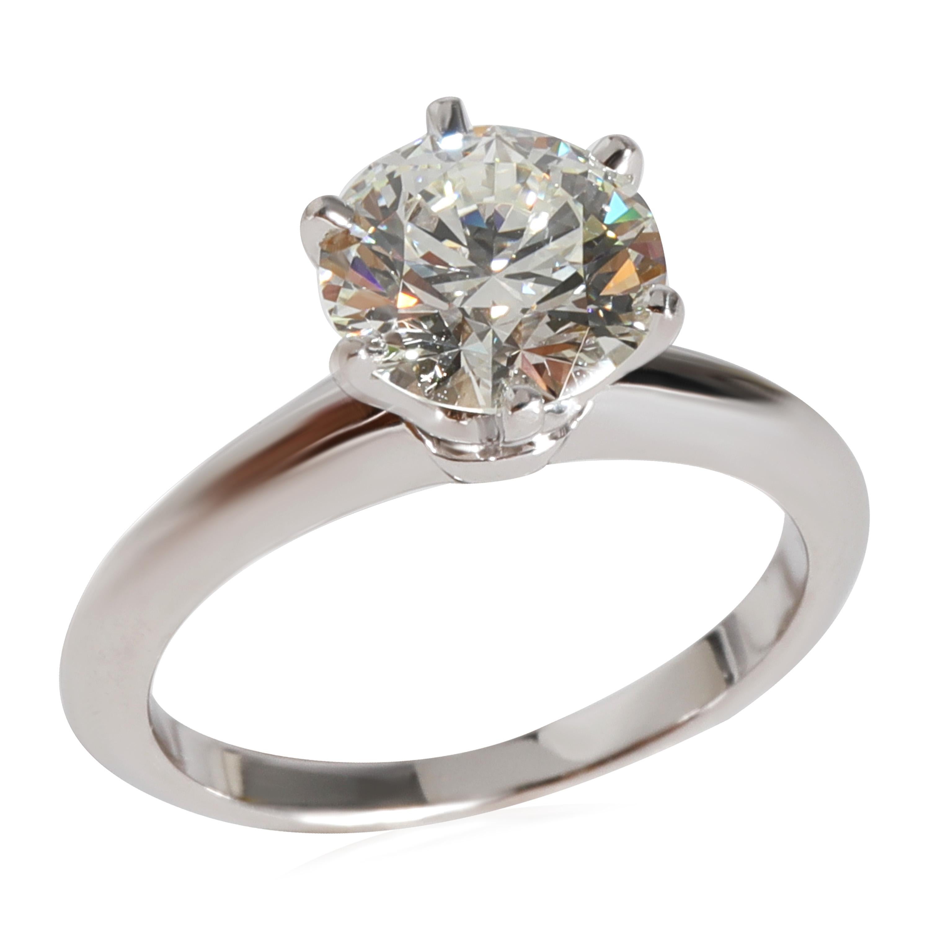 Tiffany & Co. Diamond Solitaire Engagement Ring in Platinum H VS1 1.53 CT

PRIMARY DETAILS
SKU: 122702
Listing Title: Tiffany & Co. Diamond Solitaire Engagement Ring in Platinum H VS1 1.53 CT
Condition Description: Retails for 29600 USD. In