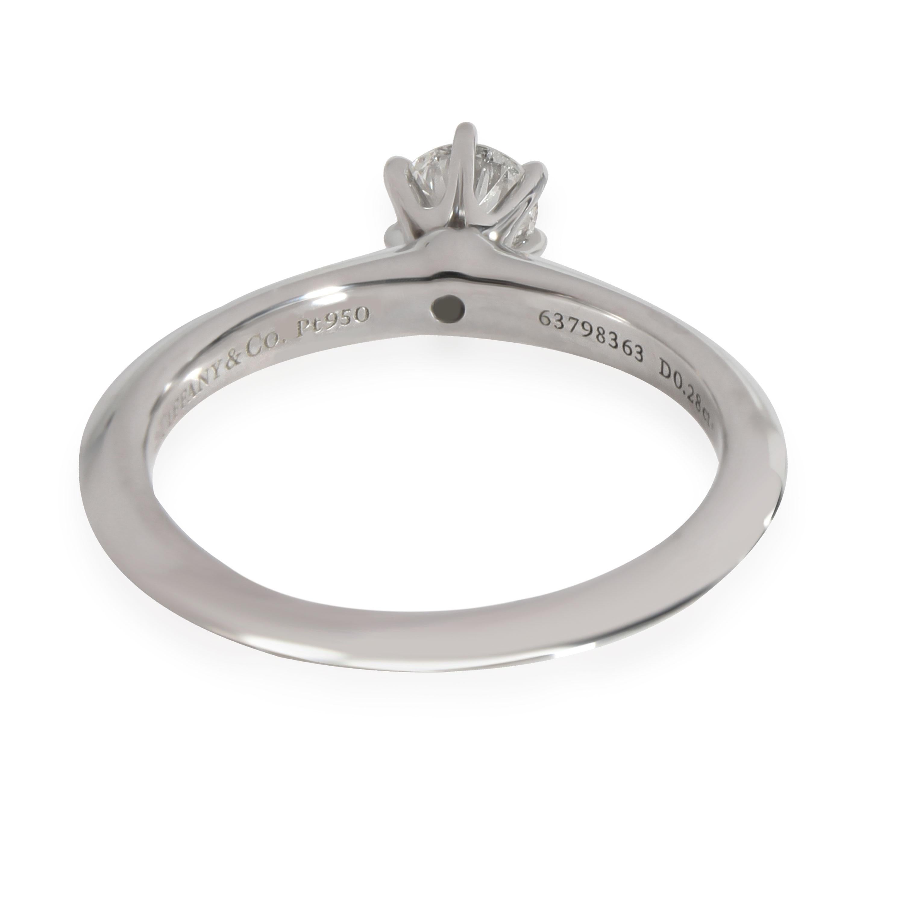 Tiffany & Co. Diamond Solitaire Engagement Ring in Platinum I VS1 0.28 CTW

PRIMARY DETAILS
SKU: 112107
Listing Title: Tiffany & Co. Diamond Solitaire Engagement Ring in Platinum I VS1 0.28 CTW
Condition Description: Retails for 2230 USD. Retails