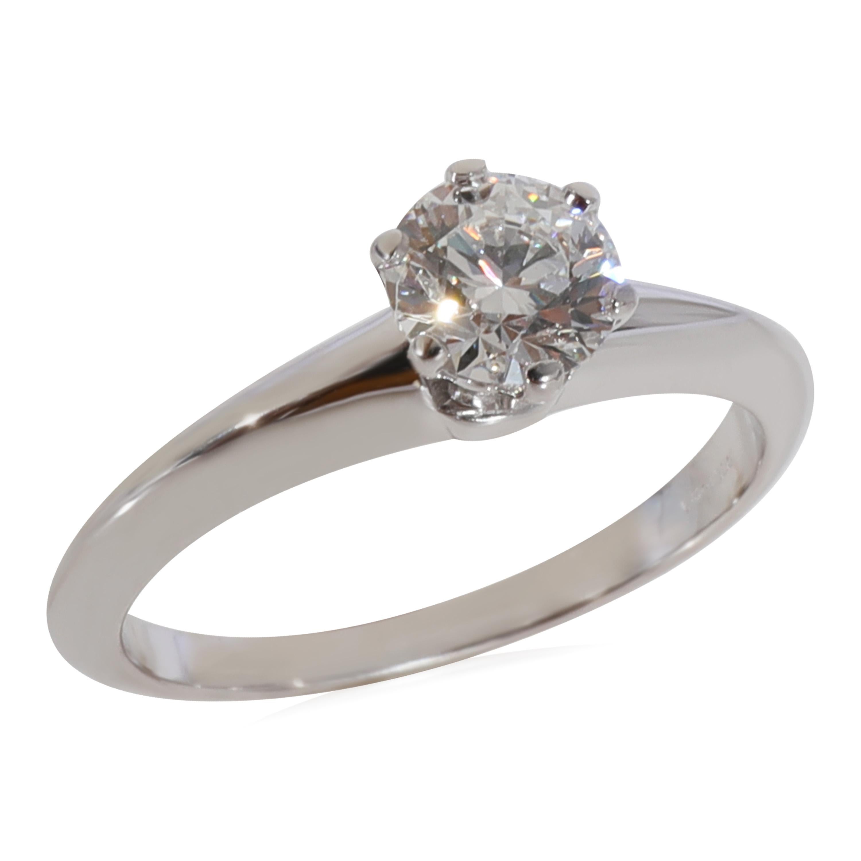 Women's Tiffany & Co. Diamond Solitaire Ring in Platinum D VVS2