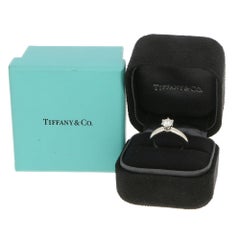 Tiffany & Co. Diamond Solitaire Ring in Platinum 0.57 cts