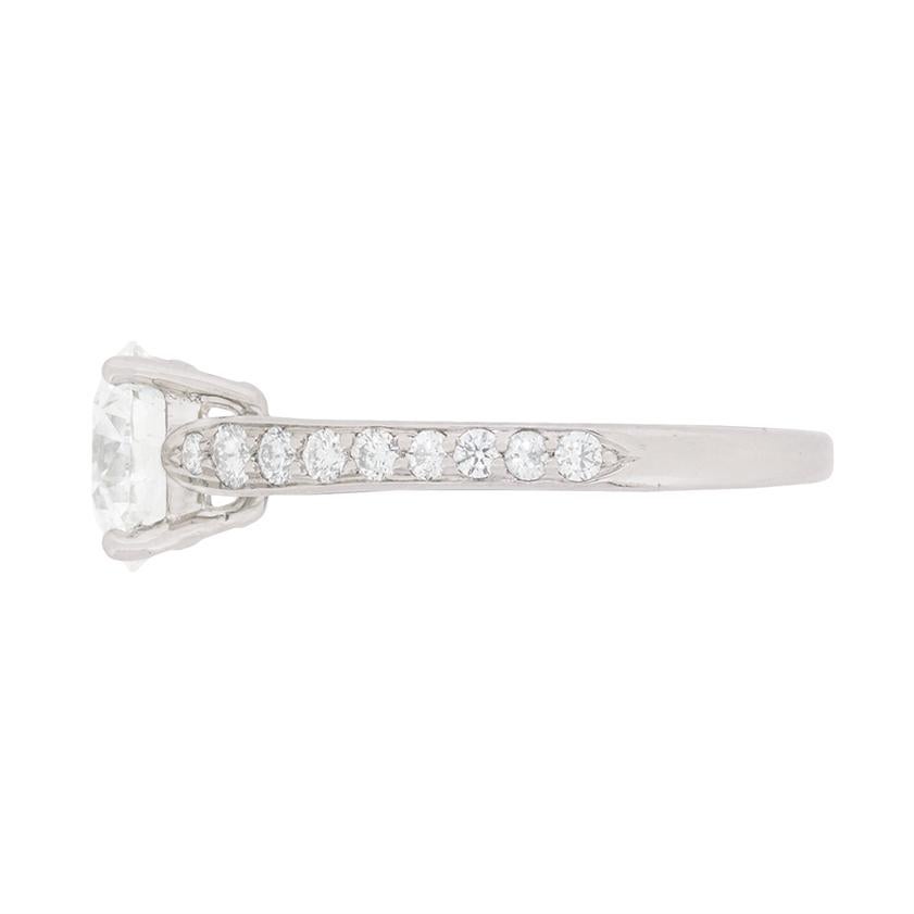 Moderne Tiffany & Co. Bague solitaire moderne en diamants harmonie en vente