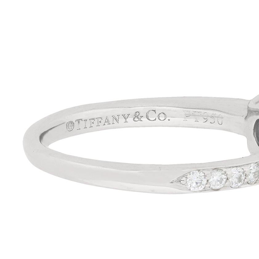 Tiffany & Co. Bague solitaire moderne en diamants harmonie Bon état - En vente à London, GB