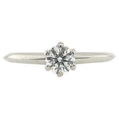 Tiffany & Co Diamond Solitaire Ring Set With 0.43ct I/VVS1