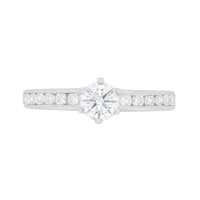 Tiffany and Co Etoile Solitaire Diamond Ring at 1stDibs