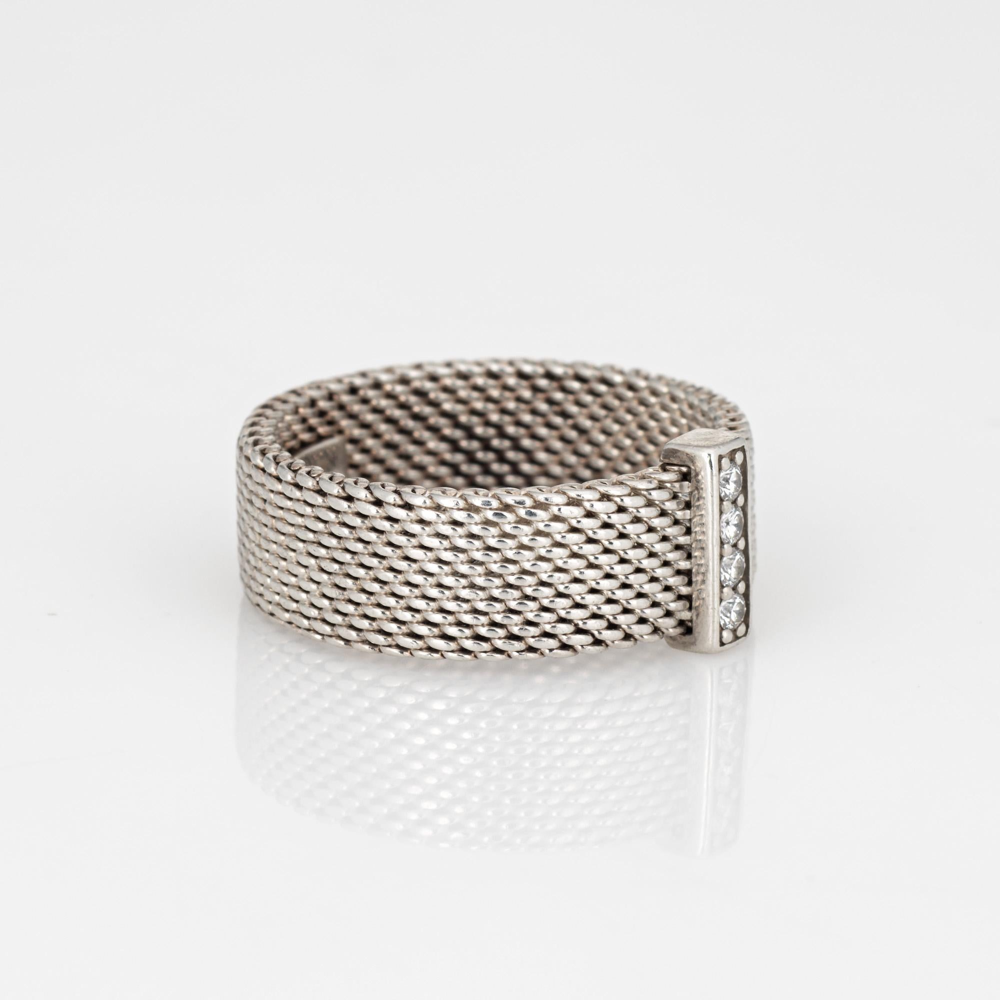 tiffany and co mesh ring