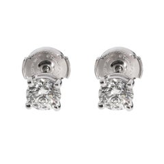 Tiffany & Co. Diamond Stud Earring in Platinum 1.32 CTW