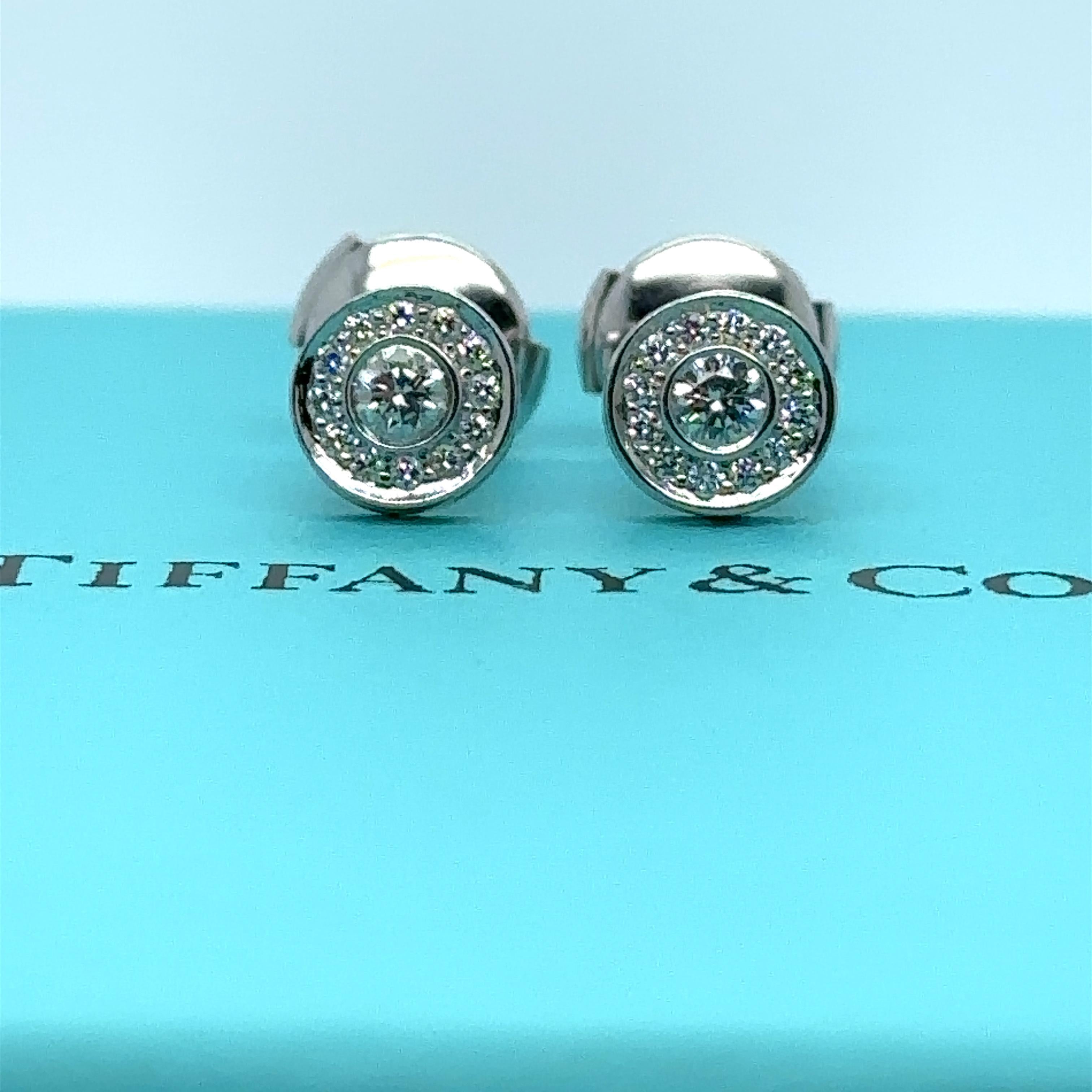 Tiffany & Co Diamond Stud Earrings 0.50ct 1
