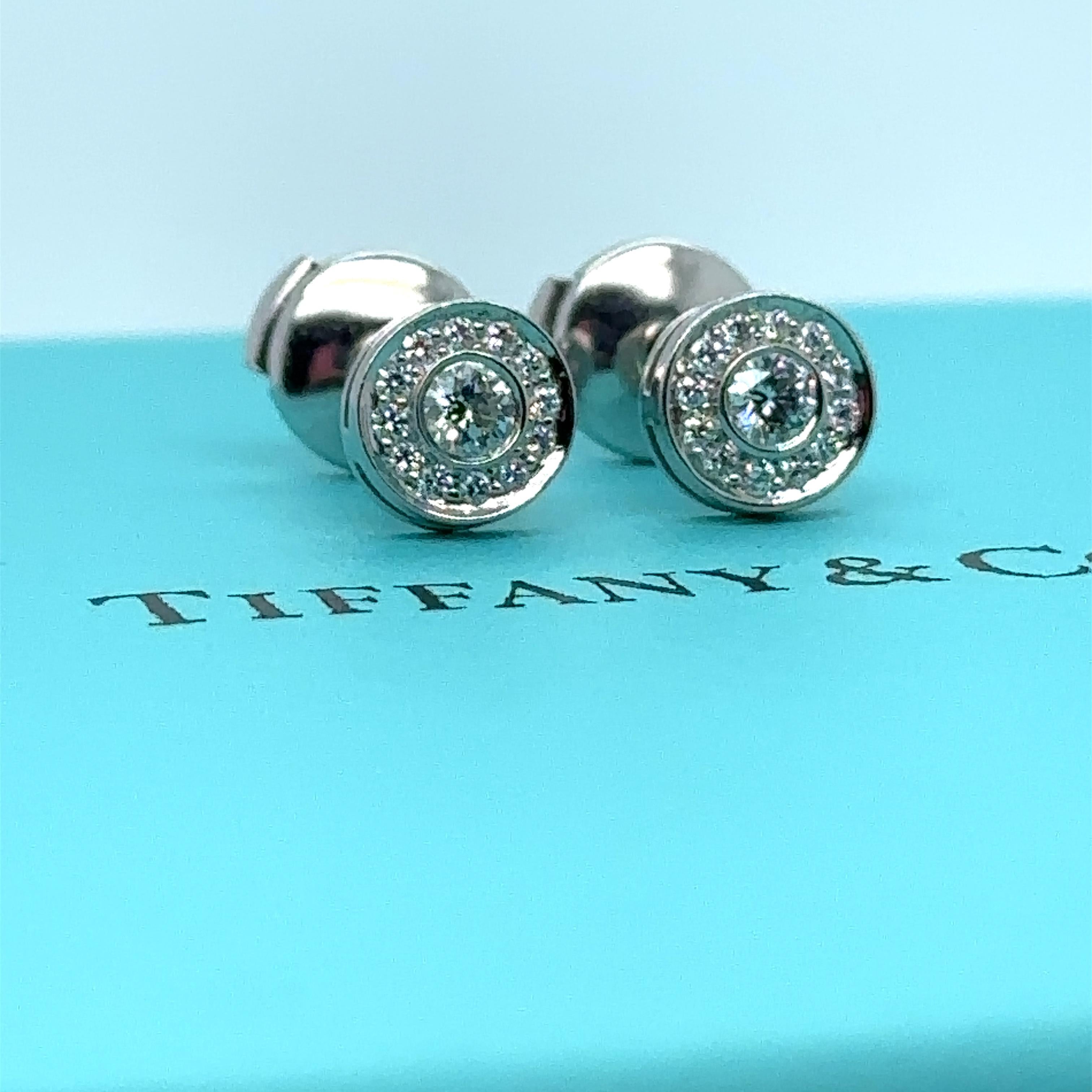 Tiffany & Co Diamond Stud Earrings 0.50ct 2