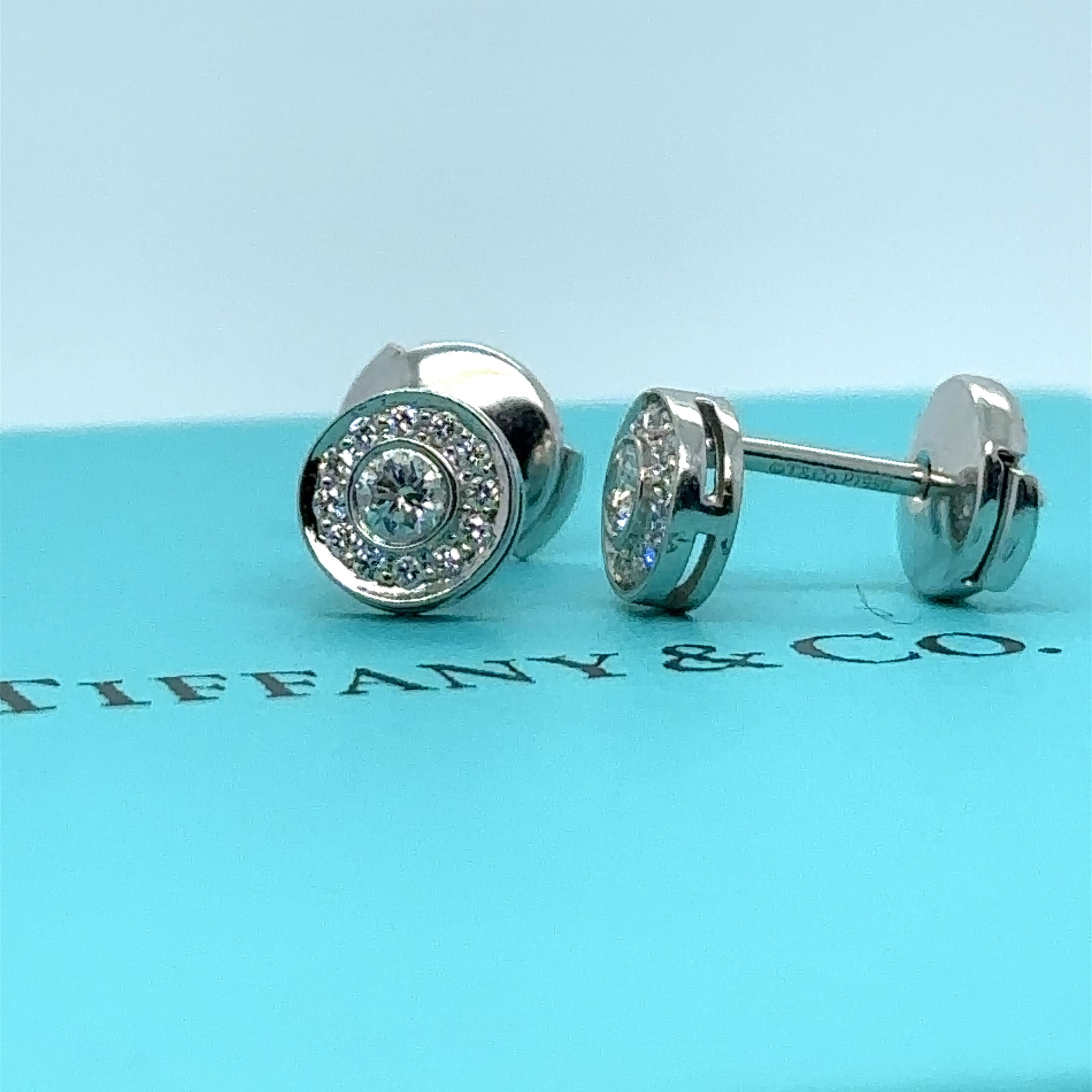 Tiffany & Co Diamond Stud Earrings 0.50ct 3