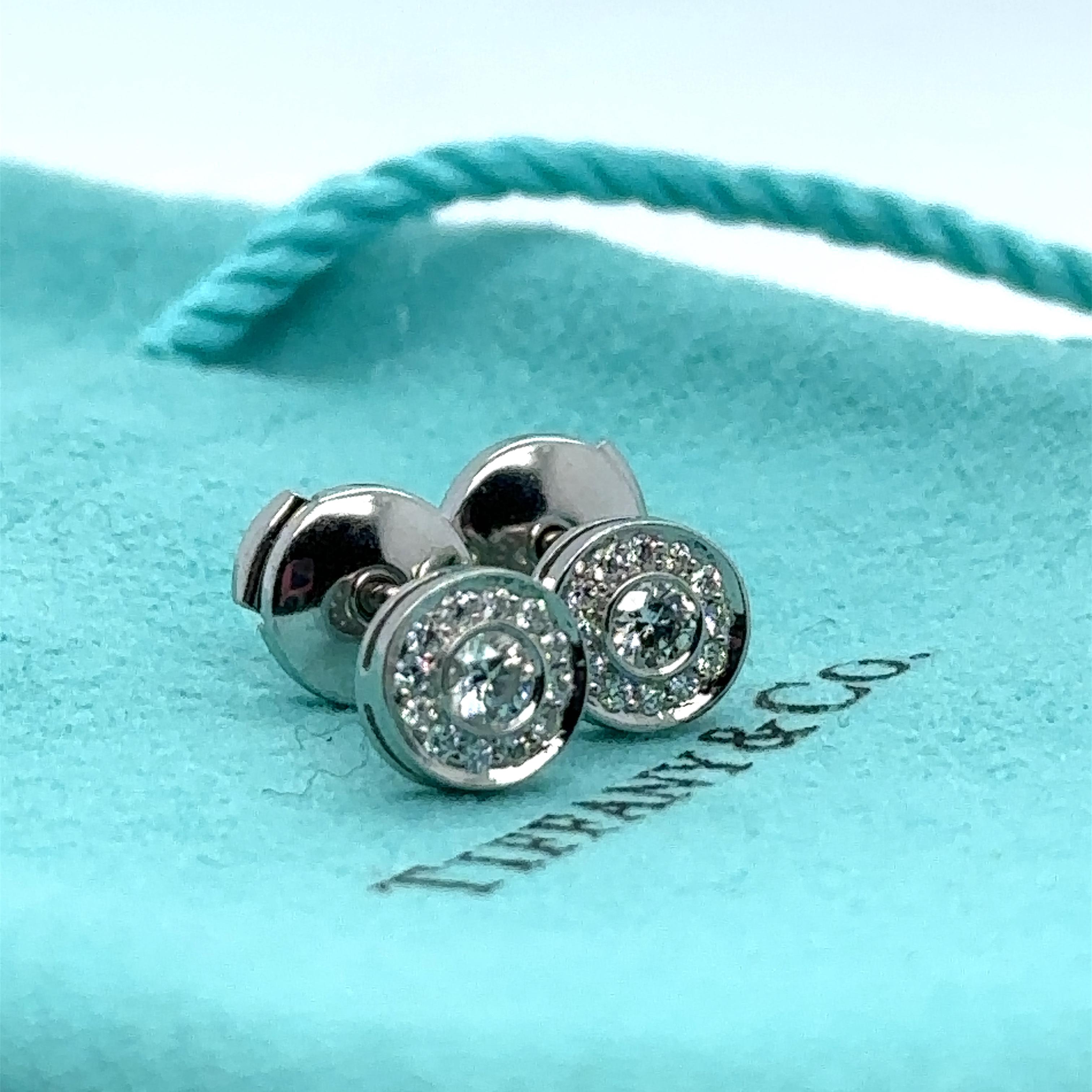Tiffany & Co Diamond Stud Earrings 0.50ct 4
