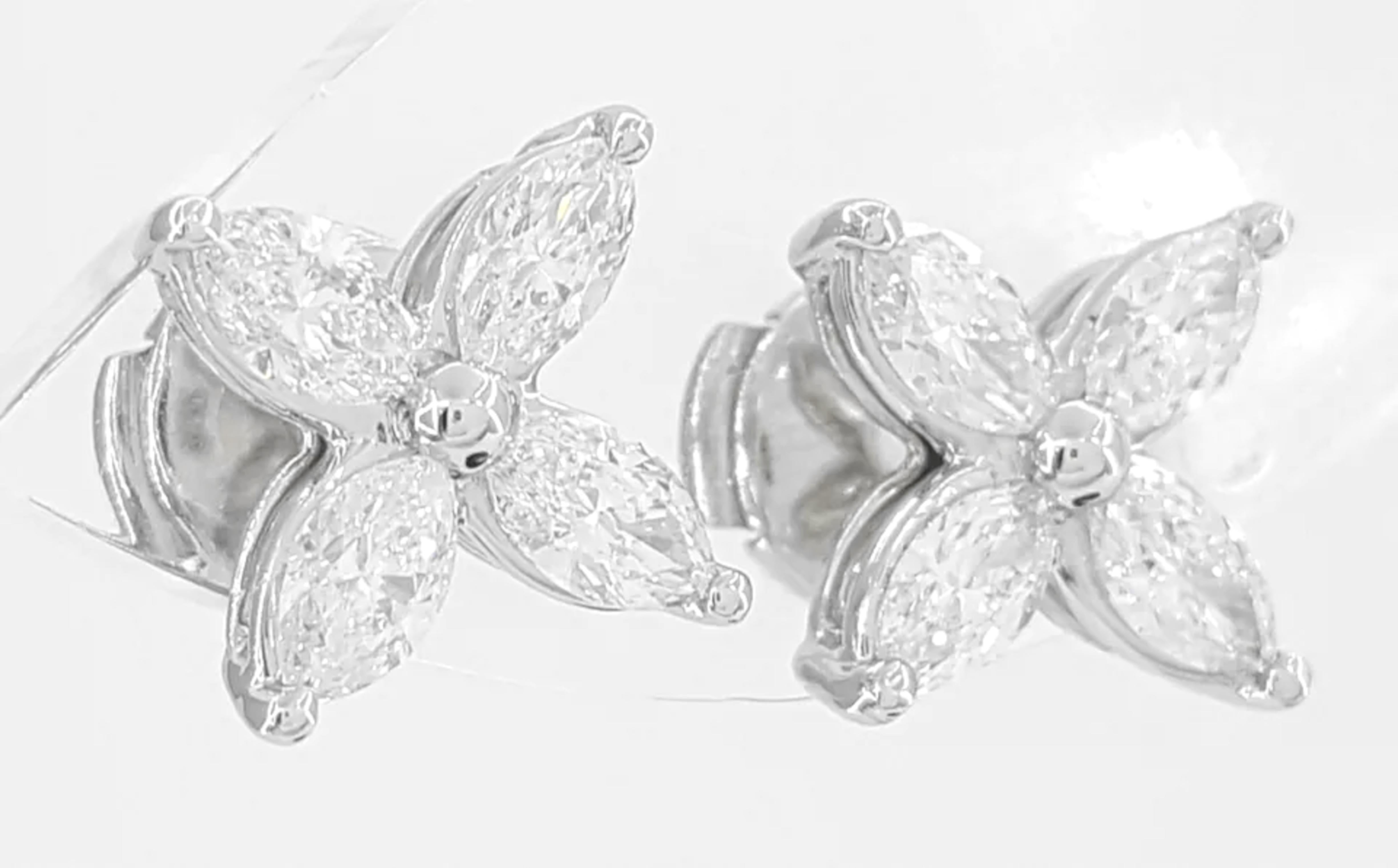 Contemporaneo Orecchini con diamanti di Tiffany & Co. in vendita