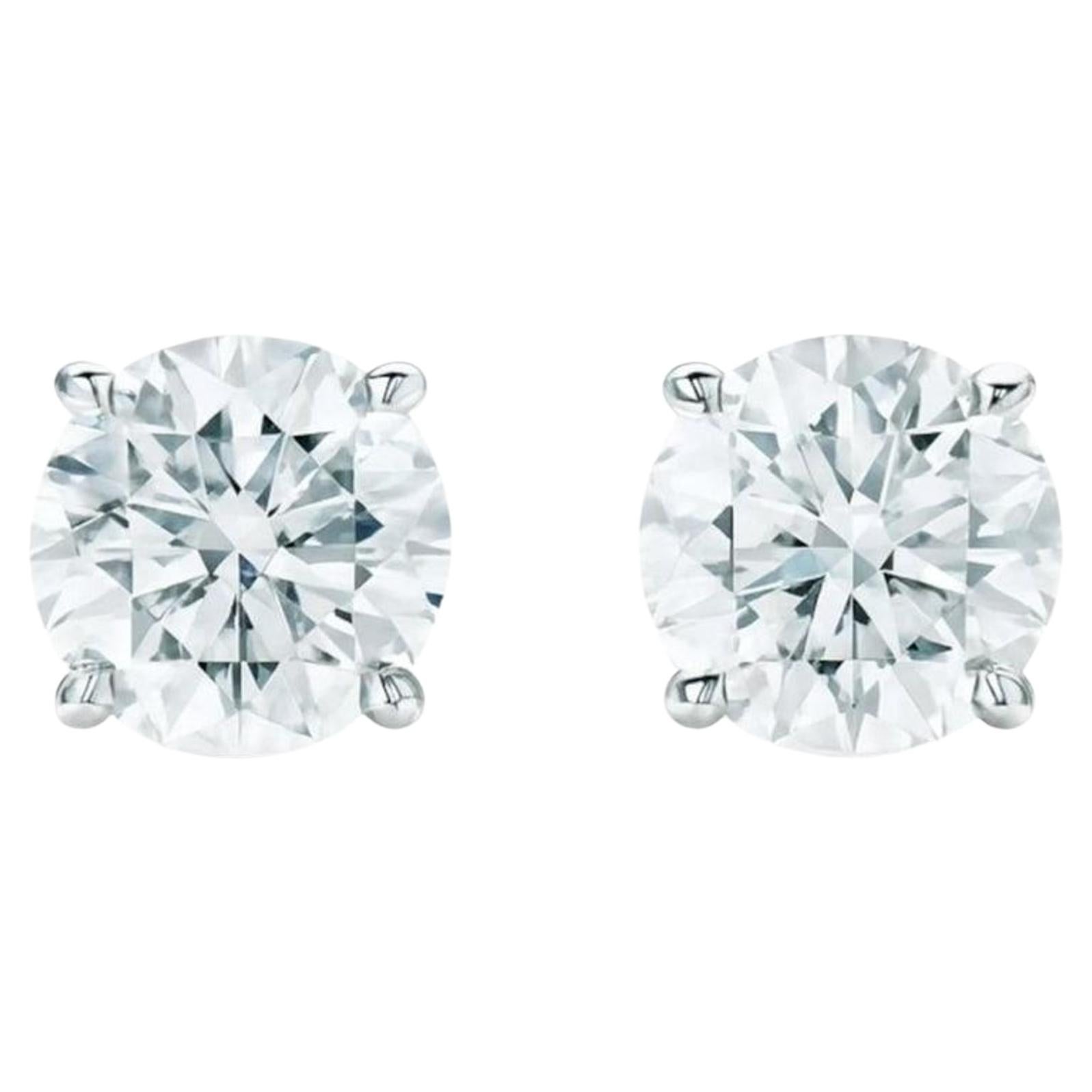 Tiffany & Co. Pendientes de diamantes en platino